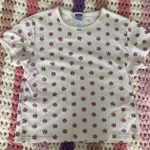 floral old navy baby tee.